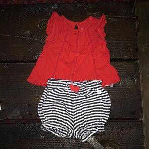 Baby GAP shorts and blouse